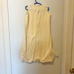 Sleep Sack Cream Colour Double Zipper 6-12 months Cotton Fiemol